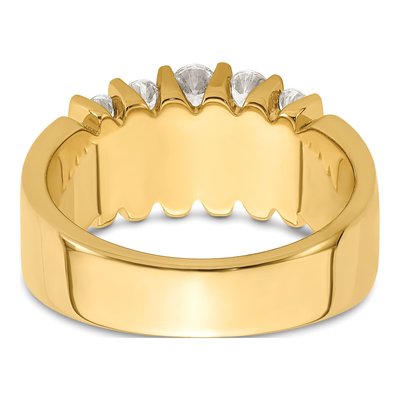 Men's 14K Yellow Gold 1 ct tw Lab-Grown Diamond Fashion Ring – view 7