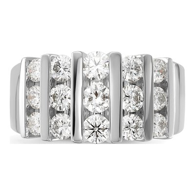 Men's 14K White Gold 1 1/2 ct tw Lab-Grown Diamond Fashion Ring – view 5