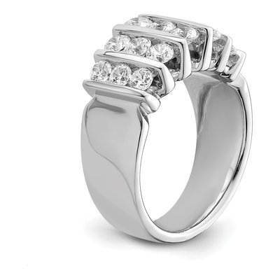 Men's 14K White Gold 1 1/2 ct tw Lab-Grown Diamond Fashion Ring – view 7
