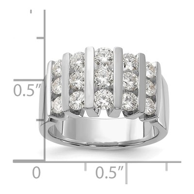 Men's 14K White Gold 1 1/2 ct tw Lab-Grown Diamond Fashion Ring – view 8