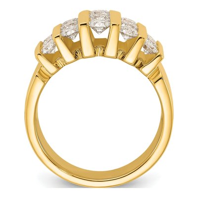 Men's 14K Yellow Gold 1 1/2 ct tw Lab-Grown Diamond Fashion Ring – view 2