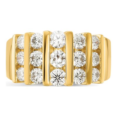 Men's 14K Yellow Gold 1 1/2 ct tw Lab-Grown Diamond Fashion Ring – view 4
