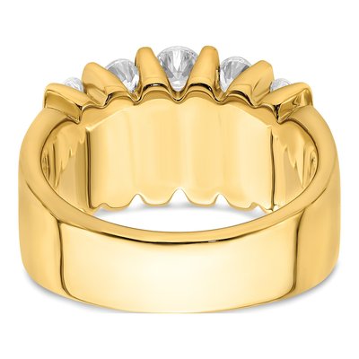 Men's 14K Yellow Gold 1 1/2 ct tw Lab-Grown Diamond Fashion Ring – view 5