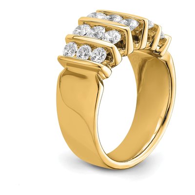 Men's 14K Yellow Gold 1 1/2 ct tw Lab-Grown Diamond Fashion Ring – view 6