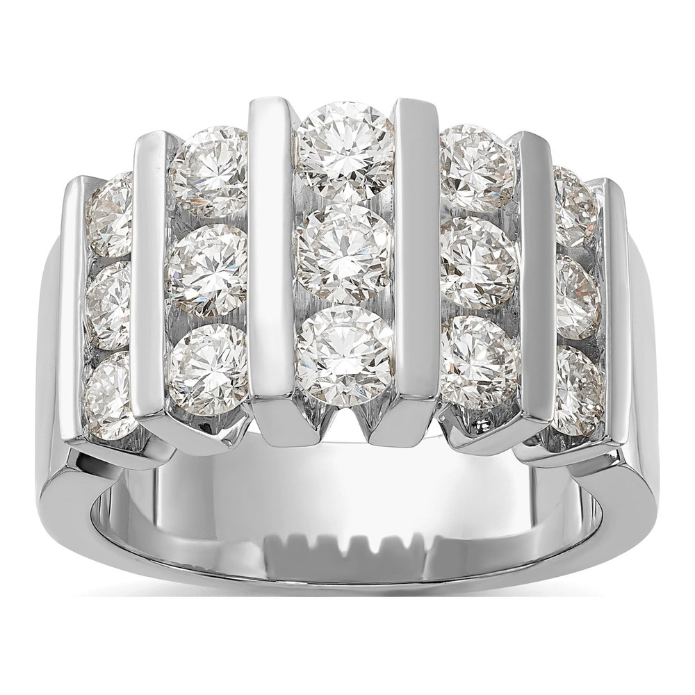 Men's 14K White Gold 2 ct tw Lab-Grown Diamond Fashion Ring