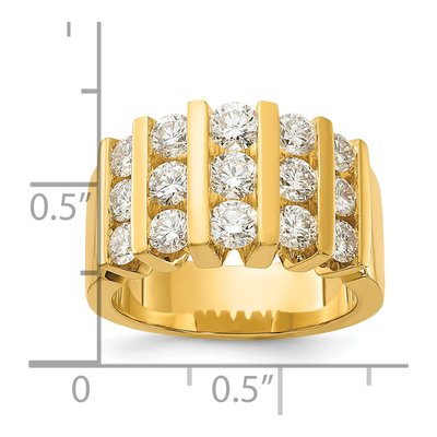 Men's 14K Yellow Gold 2 ct tw Lab-Grown Diamond Fashion Ring – view 4
