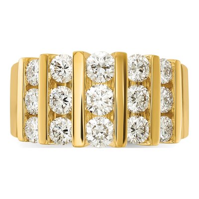 Men's 14K Yellow Gold 2 ct tw Lab-Grown Diamond Fashion Ring – view 6