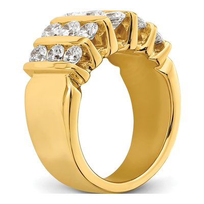 Men's 14K Yellow Gold 2 ct tw Lab-Grown Diamond Fashion Ring – view 8