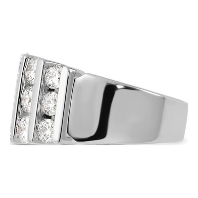Men's 14K White Gold 3 ct tw Lab-Grown Diamond Fashion Ring – view 3