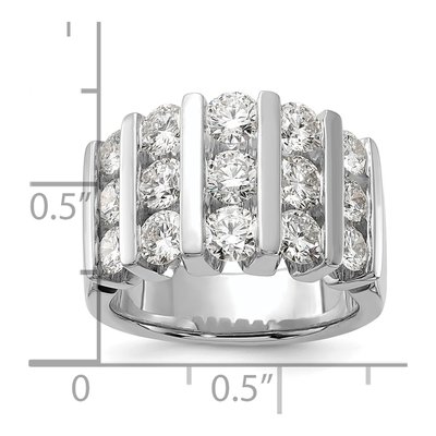Men's 14K White Gold 3 ct tw Lab-Grown Diamond Fashion Ring – view 7