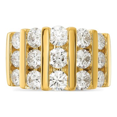Men's 14K Yellow Gold 3 ct tw Lab-Grown Diamond Fashion Ring – view 5
