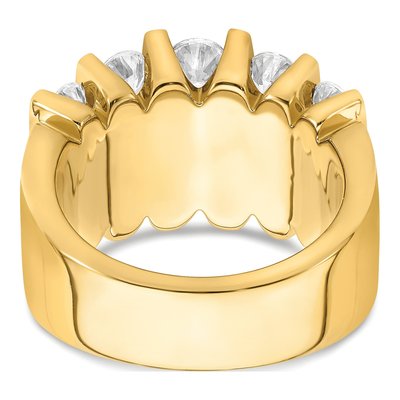 Men's 14K Yellow Gold 3 ct tw Lab-Grown Diamond Fashion Ring – view 6