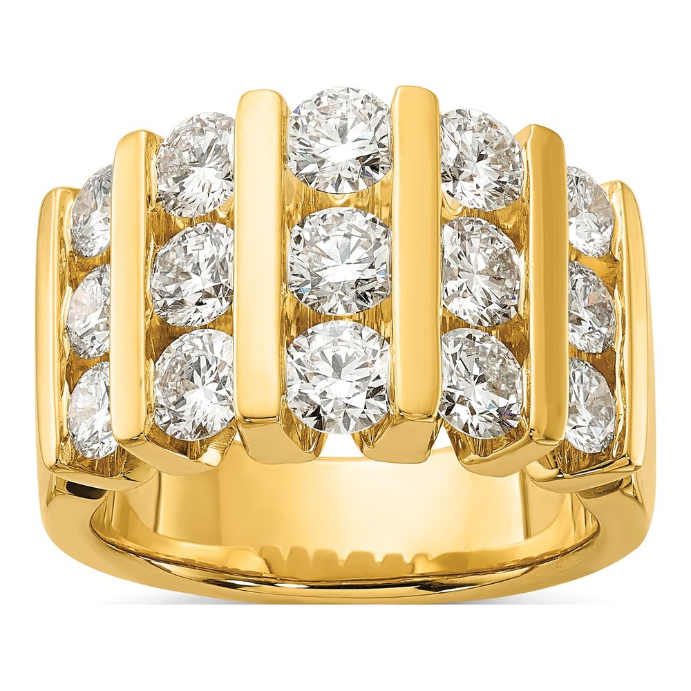 Men's 14K Yellow Gold 3 ct tw Lab-Grown Diamond Fashion Ring