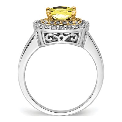 14K Two-Tone Gold 1/2 ct tw Lab-Grown Diamond Fashion Ring – view 2
