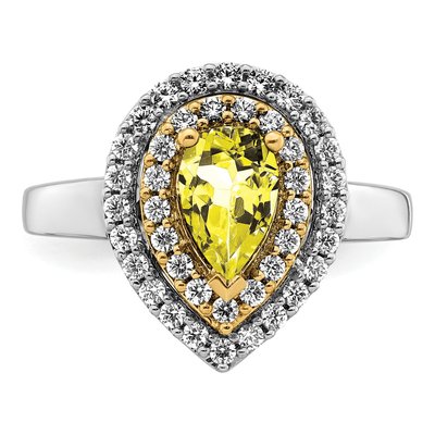 14K Two-Tone Gold 1/2 ct tw Lab-Grown Diamond Fashion Ring – view 4