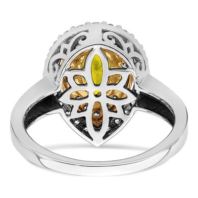 14K Two-Tone Gold 1/2 ct tw Lab-Grown Diamond Fashion Ring – view 5