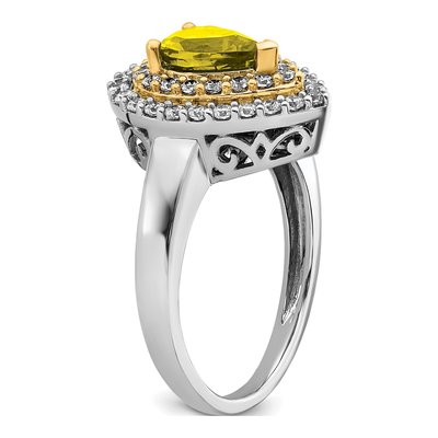 14K Two-Tone Gold 1/2 ct tw Lab-Grown Diamond Fashion Ring – view 6