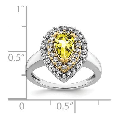 14K Two-Tone Gold 1/2 ct tw Lab-Grown Diamond Fashion Ring – view 7