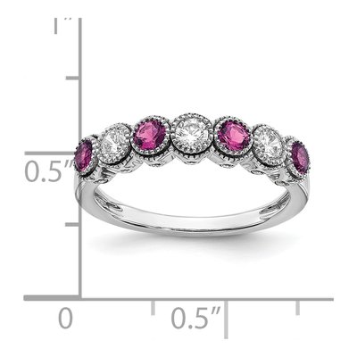 14K White Gold 1/2 ct tw Lab-Grown Diamond Ring – view 5