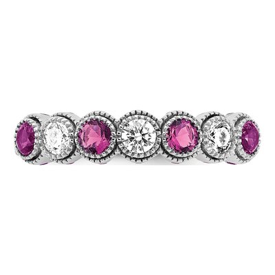 14K White Gold 1/2 ct tw Lab-Grown Diamond Ring – view 7