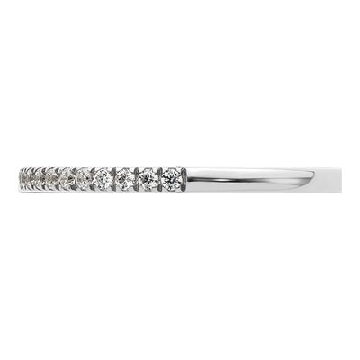 14K White Gold 1/5 ct tw Diamond Wedding Band – view 3
