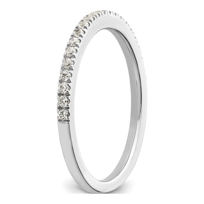 14K White Gold 1/5 ct tw Diamond Wedding Band – view 6