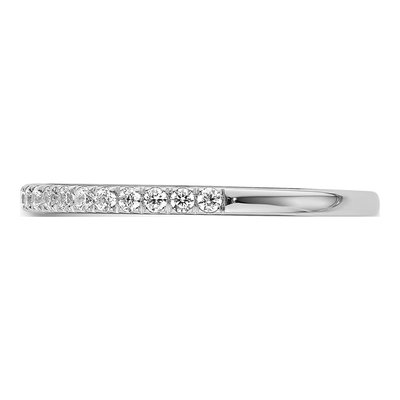 14K White Gold 1/4 ct tw Lab-Grown Diamond Wedding Band – view 4