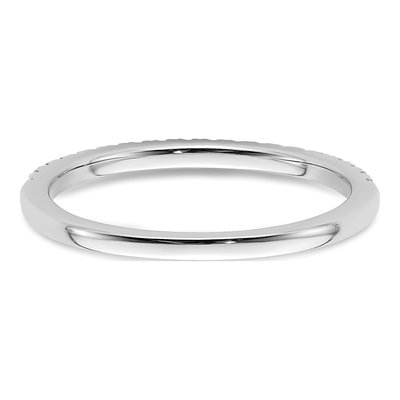 14K White Gold 1/4 ct tw Lab-Grown Diamond Wedding Band – view 6