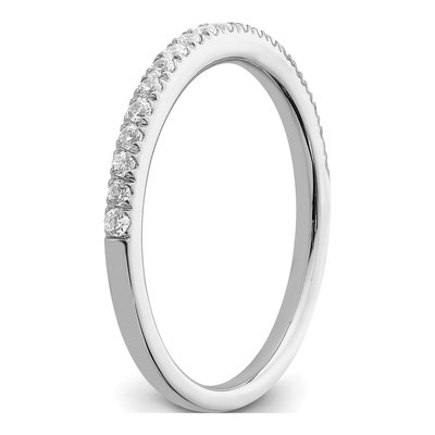 14K White Gold 1/4 ct tw Lab-Grown Diamond Wedding Band – view 7