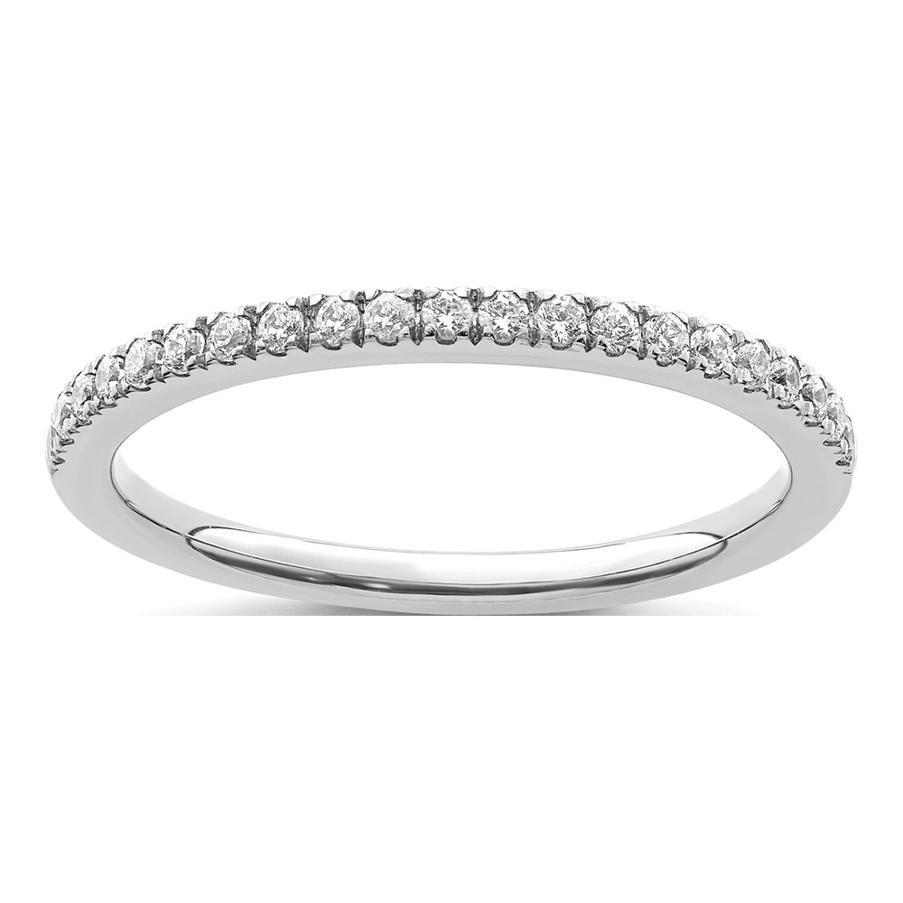 14K White Gold 1/4 ct tw Lab-Grown Diamond Wedding Band