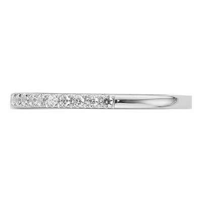 14K White Gold 1/4 ct tw Diamond Wedding Band – view 4