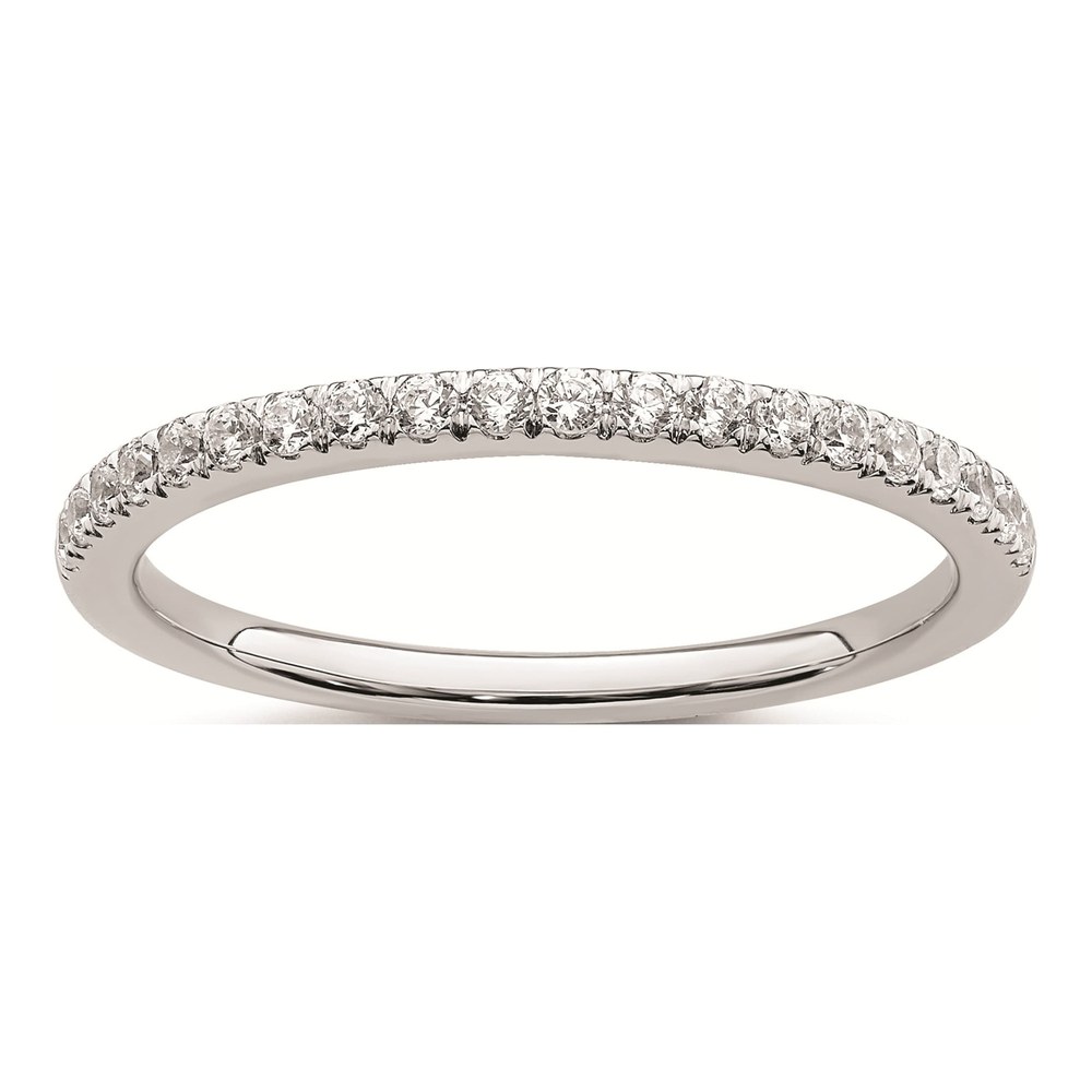 14K White Gold 1/4 ct tw Diamond Wedding Band