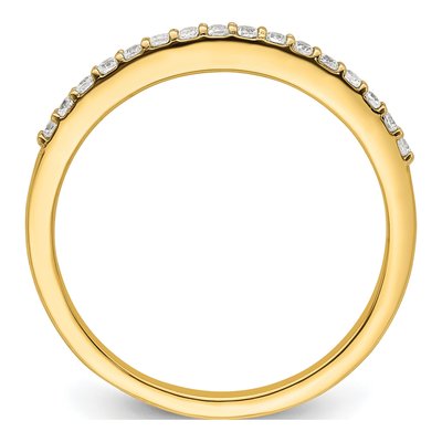 14K Yellow Gold 1/6 ct tw Diamond Wedding Band – view 2
