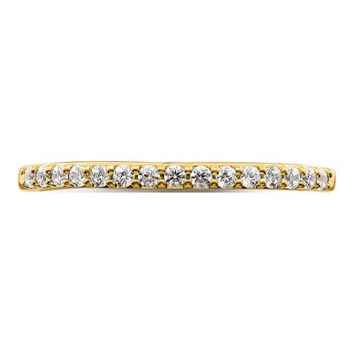 14K Yellow Gold 1/5 ct tw Diamond Wedding Band – view 4