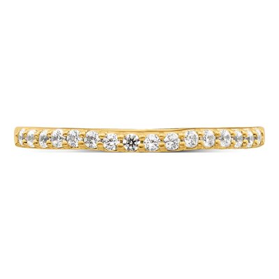 14K Yellow Gold 1/5 ct tw Lab-Grown Diamond Wedding Band – view 4
