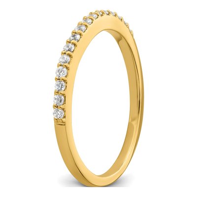 14K Yellow Gold 1/5 ct tw Lab-Grown Diamond Wedding Band – view 6