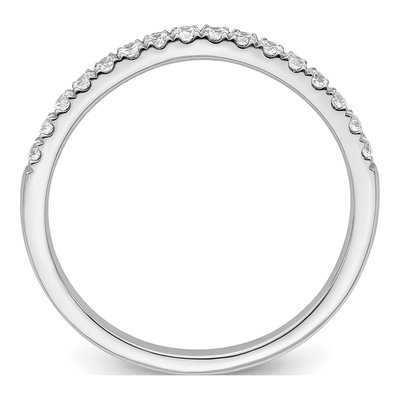 14K White Gold Lab-Grown Diamond Wedding Band Set – view 3