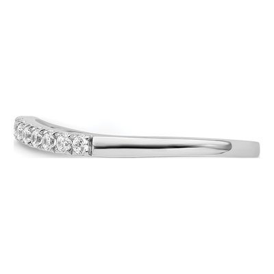 14K White Gold Lab-Grown Diamond Wedding Band Set – view 4