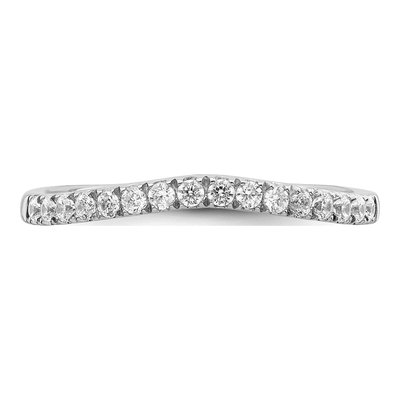 14K White Gold Lab-Grown Diamond Wedding Band Set – view 6