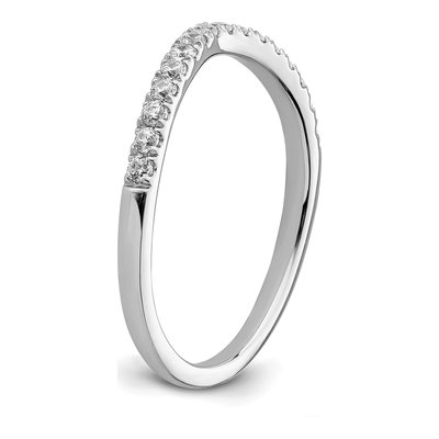 14K White Gold Lab-Grown Diamond Wedding Band Set – view 8