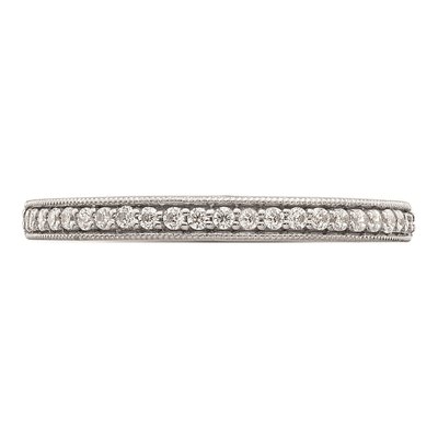 14K White Gold 1/6 ct tw Diamond Wedding Band – view 4