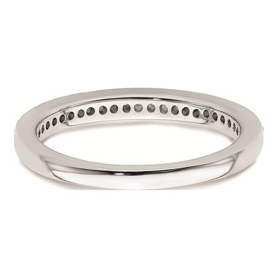 14K White Gold 1/6 ct tw Diamond Wedding Band – view 5