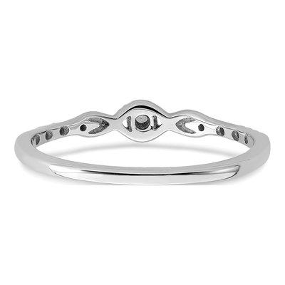 14K White Gold 1/20 ct tw Diamond Promise Ring – view 7