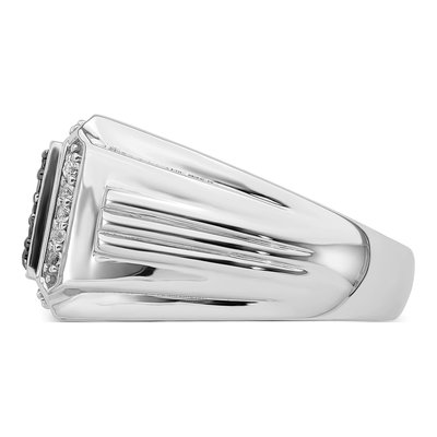 Men's 14K White Gold Sapphire Ring – view 2