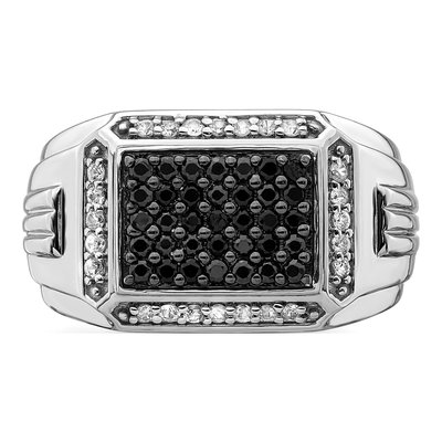 Men's 14K White Gold Sapphire Ring – view 3