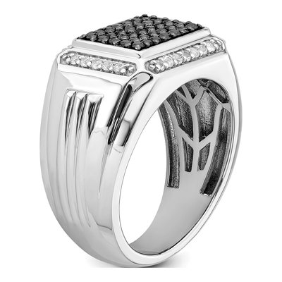 Men's 14K White Gold Sapphire Ring – view 5