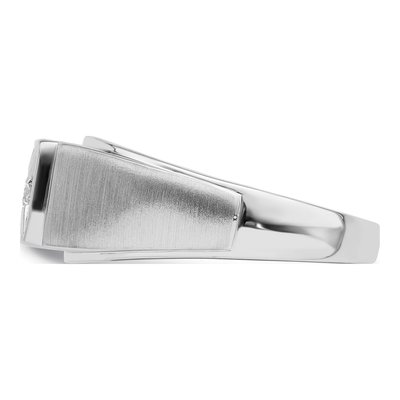 Men's 14K White Gold 1/6 ct tw Diamond Ring – view 3