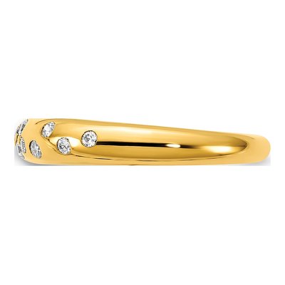 14K Yellow Gold 1/6 ct tw Diamond Sprinkle Ring – view 4