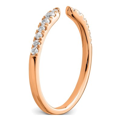 14K Rose Gold 1/4 ct tw Lab-Grown Diamond Ring – view 6