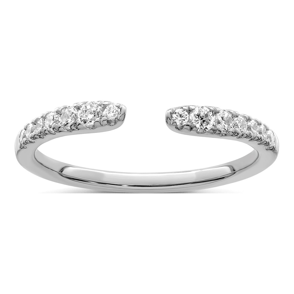 14K White Gold 1/4 ct tw Lab-Grown Diamond Ring